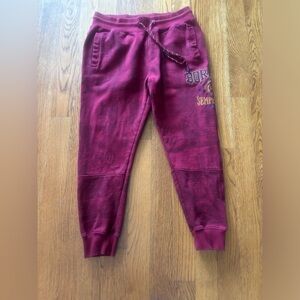 Born Fly “Semper Fly” Streetwear Mulberry/ Purple Sweatpants (Medium)